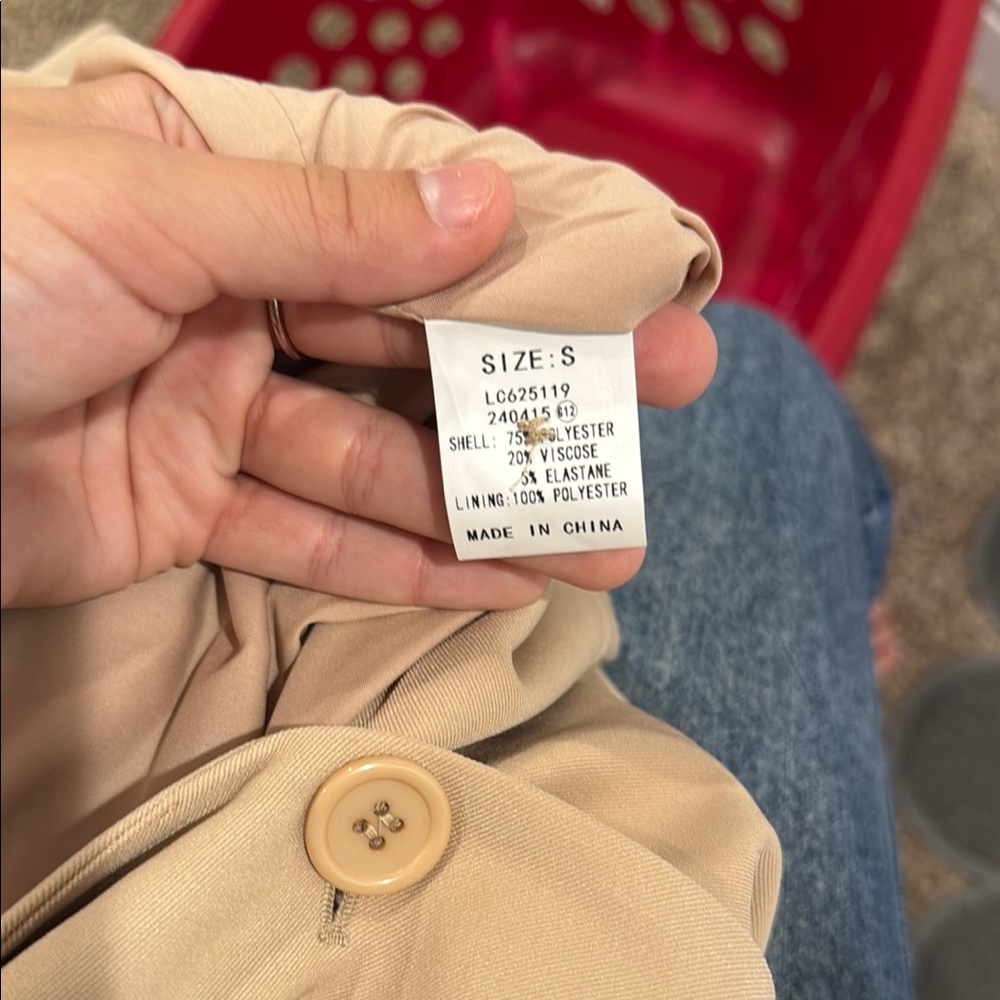 Women's Tan Blazer - Picture 2 of 7